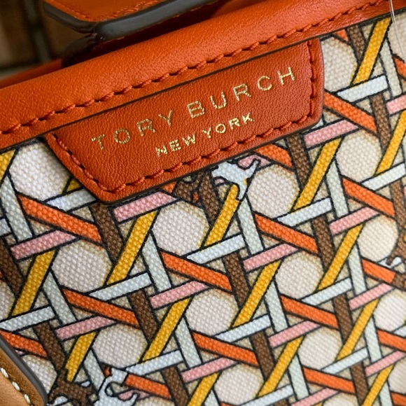 Authentic TORY BURCH LINK triple compartments satchel/Crosby - Picture 11 of 16